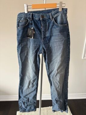 Massimo Dutti High Rise Straight Jean